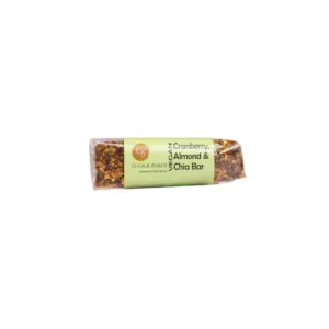Cranberry Almond Chia Bar Vegan