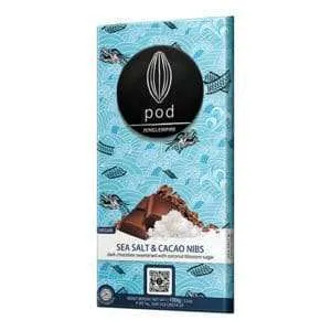 Chocolate Sea Salt and Nibs Dark Pod