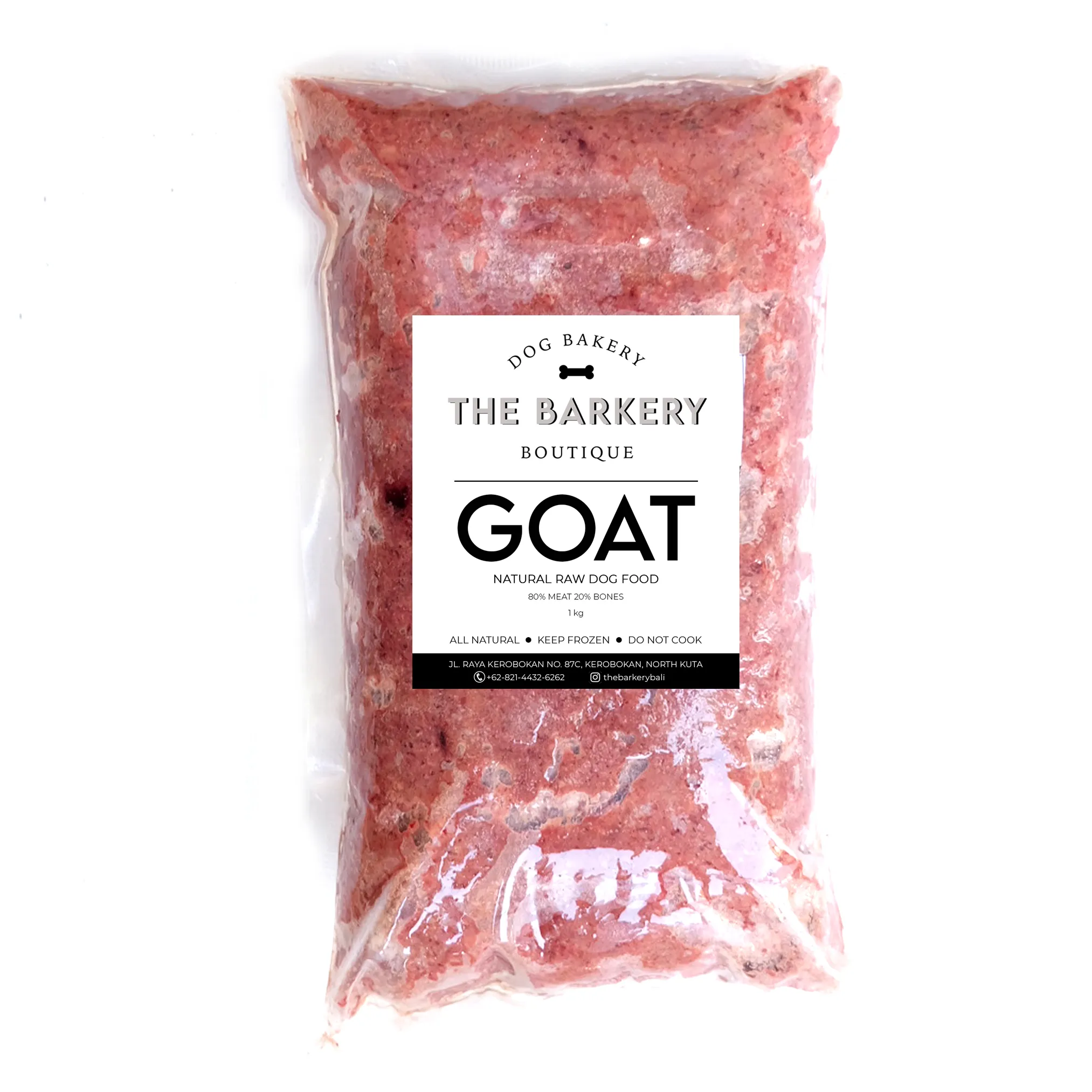 DBK Frozen Raw Food Goat 1 kg