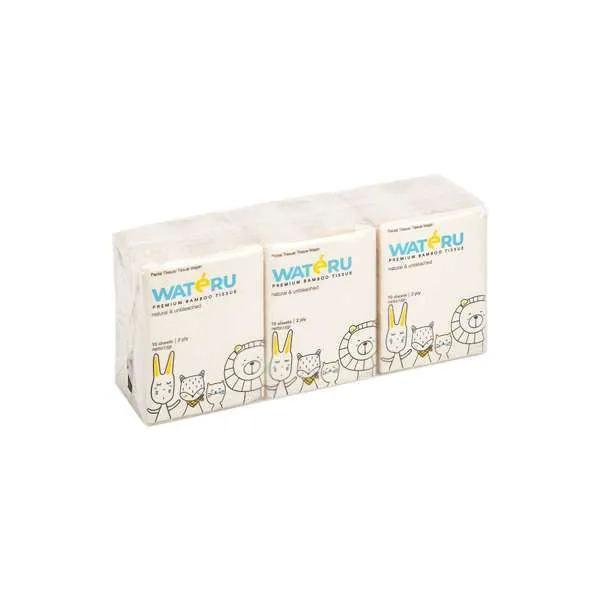 WTR Pocket Tissue 6pcsx10 Sheets, 2ply