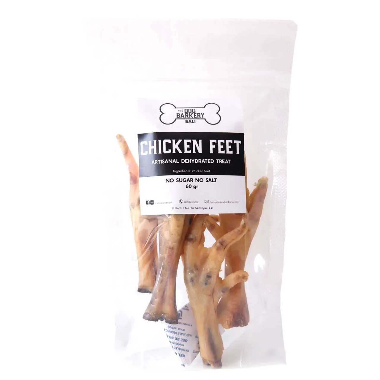DBK Dehydrated Chicken Feet 50g