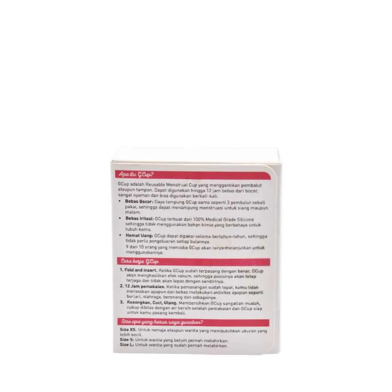 Girls Menstrual Cup Pink S