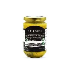 black pepper ghee with herbs and spices