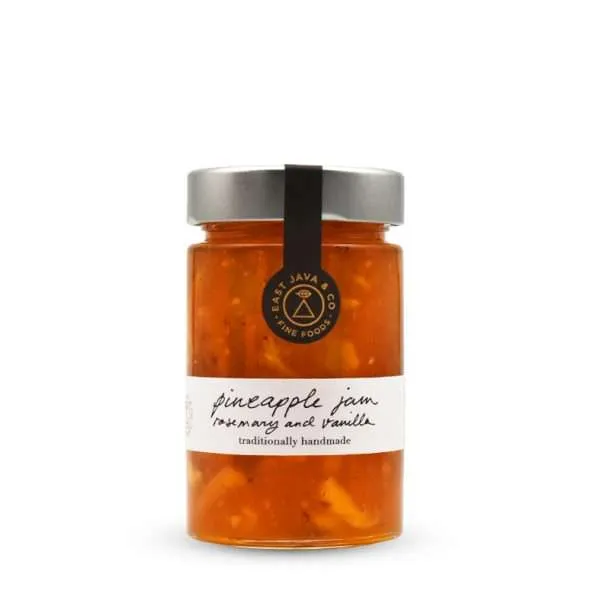 Pineapple Jam with Rosemary and Vanilla