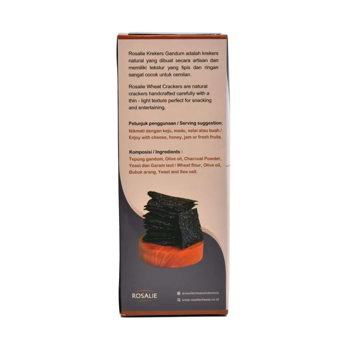 Charcoal Wheat Crackers