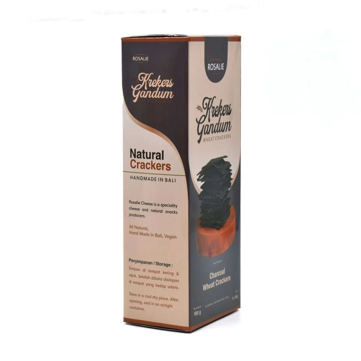 Charcoal Wheat Crackers
