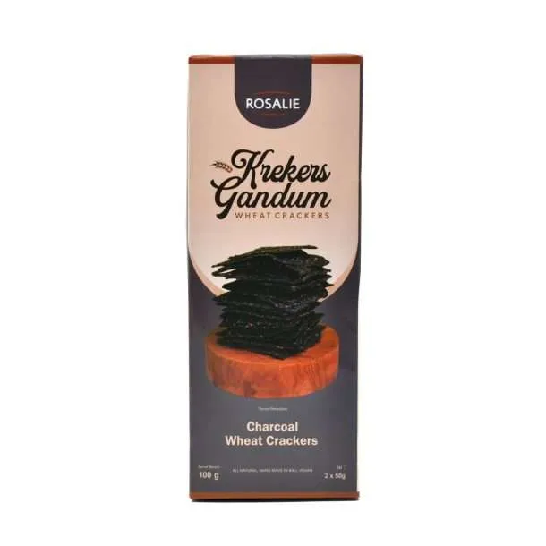 Charcoal Wheat Crackers