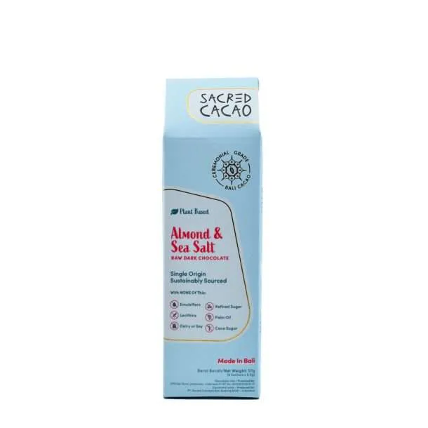 Almond and Seasalt Chocolate from Sacred Cacao