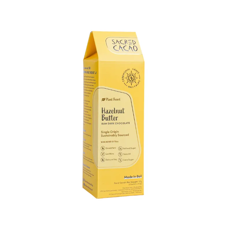 Hazelnut Butter Chocolate from Sacred Cacao