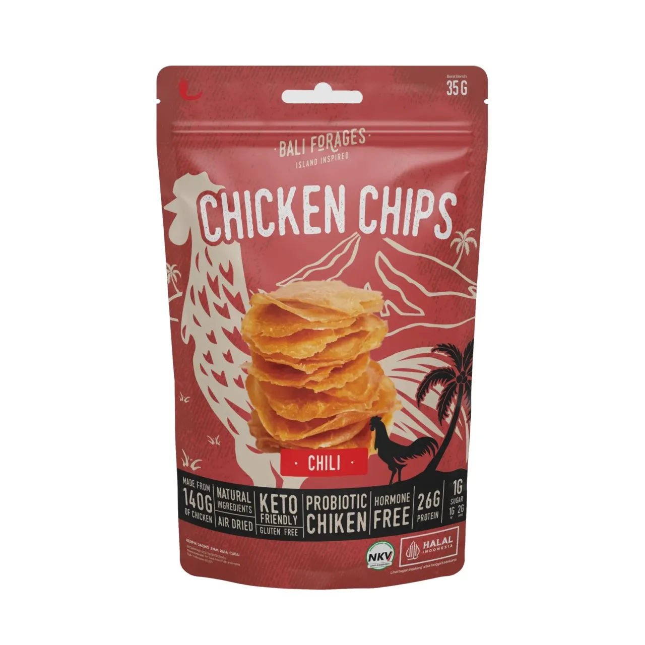 BFO Chicken Chips Chilli 35g