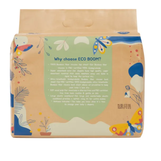 ECB Bamboo Diaper XL - 28pcs
