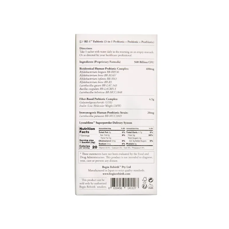 RE-1 Medical-Grade Eubiotic