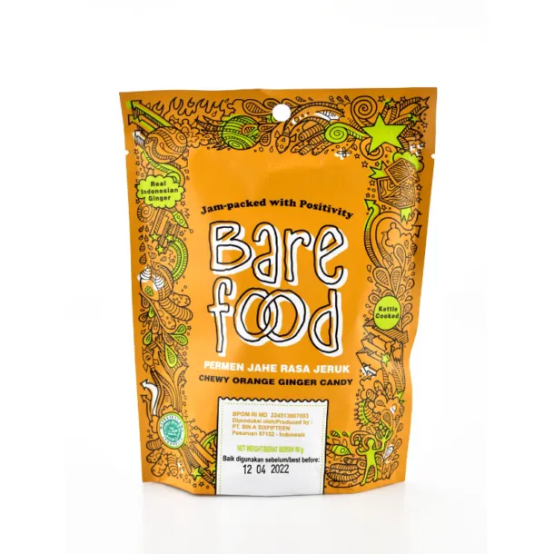 BRF Chewy Orange Ginger Candy 90g